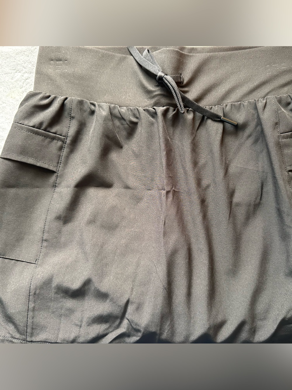 RBX Black Drawstring skirt